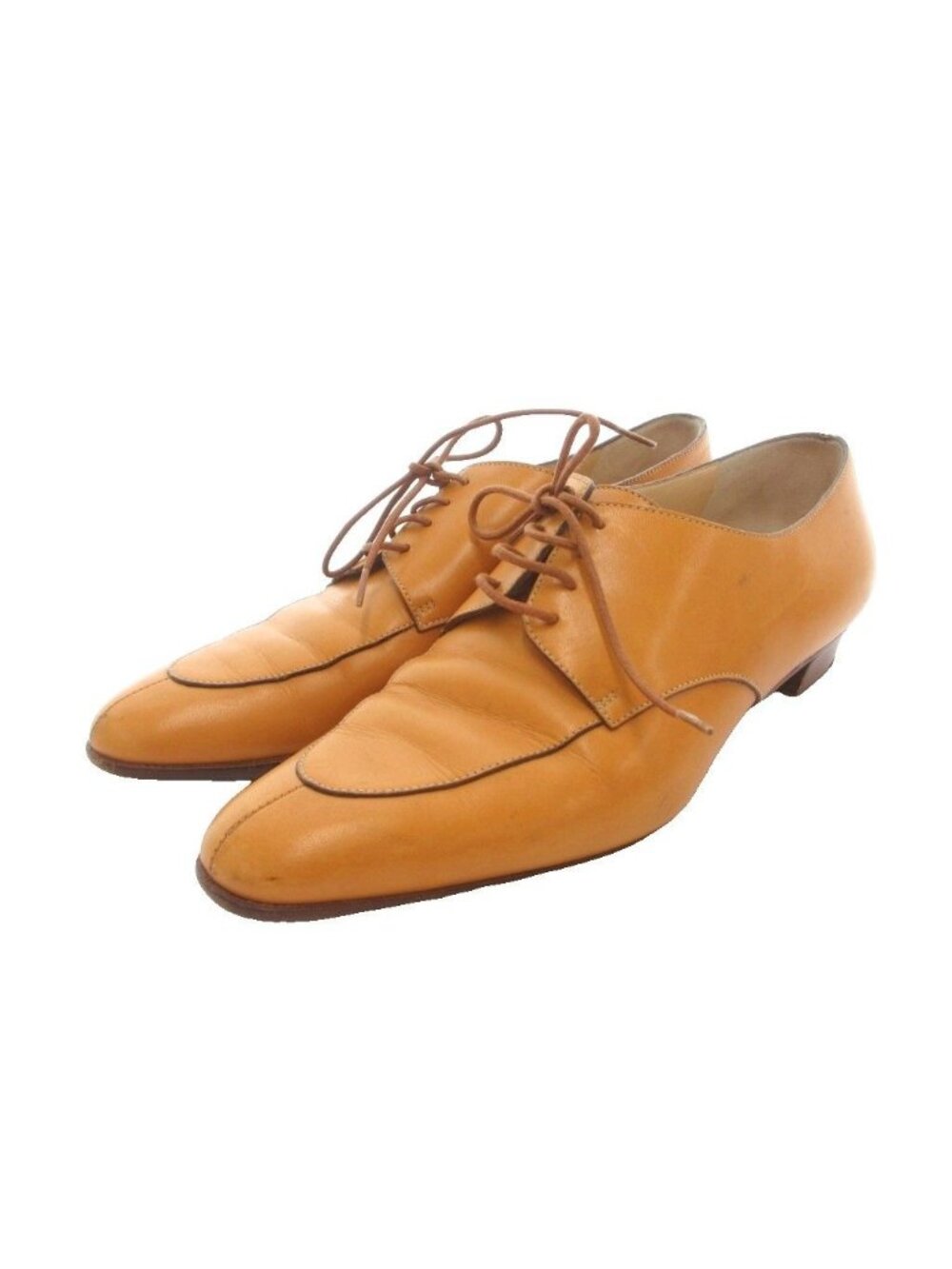 Prada Dress Shoes Derby Tip 36.5 Light Brown